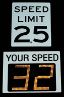 VA Speed Radar Sign